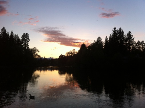 Scott Rowley Drake Park Bend, Oregon Sunset Reflections